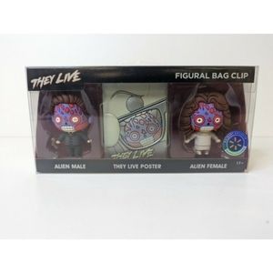 They Live Alien Male Female * Figural Bag Clip * Set of 3